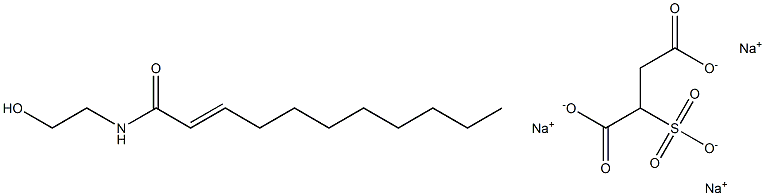 Undecylenic acid monoethanolamide sulfosuccinate sodium salt Struktur