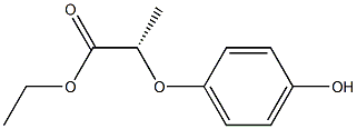 [S,(-)]-2-(4-Hydroxyphenoxy)propionic acid ethyl ester Struktur