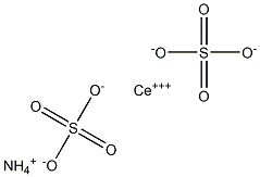 硫酸アンモニウムセリウム(III) 化学構造式