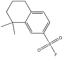 5,6,7,8-Tetrahydro-8,8-dimethylnaphthalene-2-sulfonic acid fluoride Structure