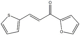 (E)-1-(2-Furanyl)-3-(2-thienyl)-2-propen-1-one Struktur