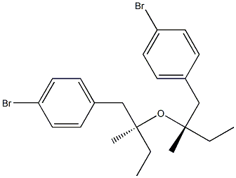 (+)-p-Bromobenzyl[(S)-sec-butyl] ether Struktur
