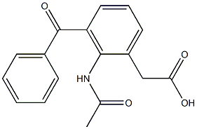 2-Acetylamino-3-benzoylbenzeneacetic acid