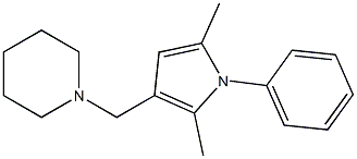3-(Piperidinomethyl)-1-(phenyl)-2,5-dimethyl-1H-pyrrole