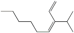 (3Z)-3-Isopropyl-1,3-nonadiene Structure