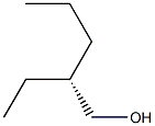 [R,(-)]-2-Ethyl-1-pentanol Struktur
