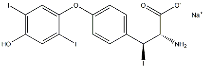 (2S,3S)-2-Amino-3-[4-(4-hydroxy-2,5-diiodophenoxy)phenyl]-3-iodopropanoic acid sodium salt
