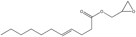 4-Undecenoic acid glycidyl ester Structure