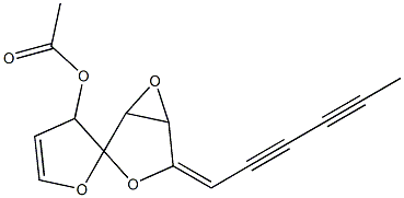 4-Acetoxy-8,9-epoxy-7-(2,4-hexadiynylidene)-1,6-dioxaspiro[4.4]non-2-ene