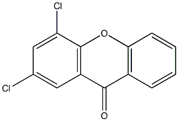 2,4-Dichloro-9H-xanthen-9-one Struktur