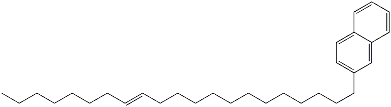 2-(13-ヘニコセニル)ナフタレン 化学構造式