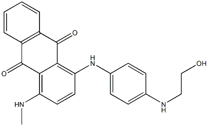 1-[[4-[(2-Hydroxyethyl)amino]phenyl]amino]-4-methylamino-9,10-anthraquinone|