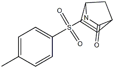 2-トシル-2-アザビシクロ[2.2.1]ヘプタ-5-エン-3-オン 化学構造式