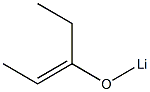 リチウム(E)-1-エチル-1-プロペン-1-オラート 化学構造式