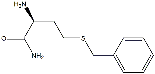 [S,(-)]-2-Amino-4-(benzylthio)butyramide Struktur