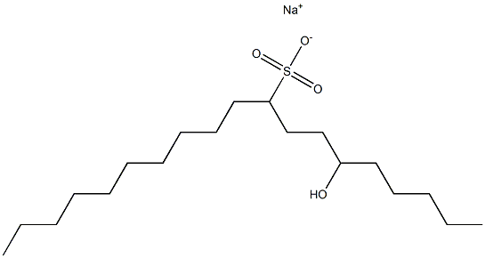 6-Hydroxynonadecane-9-sulfonic acid sodium salt