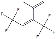 3-(Trifluoromethyl)-1,1,1-trifluoro-4-methyl-2,4-pentadiene,,结构式