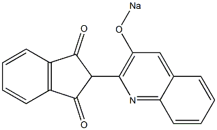 2-(3-Sodiooxy-2-quinolyl)-1,3-indanedione
