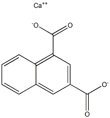 1,3-ナフタレンジカルボン酸カルシウム 化学構造式