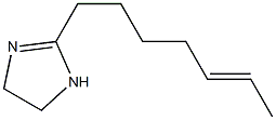 2-(5-Heptenyl)-1-imidazoline 结构式