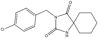 3-(p-Chlorobenzyl)-2,4-dioxo-1,3-diazaspiro[4.5]decane|