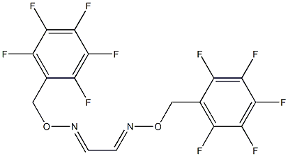 Glyoxal bis[O-[(pentafluorophenyl)methyl]oxime] Struktur