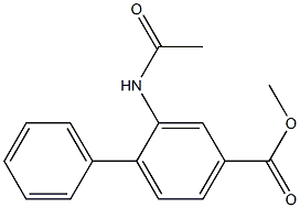2-(Acetylamino)-1,1'-biphenyl-4-carboxylic acid methyl ester