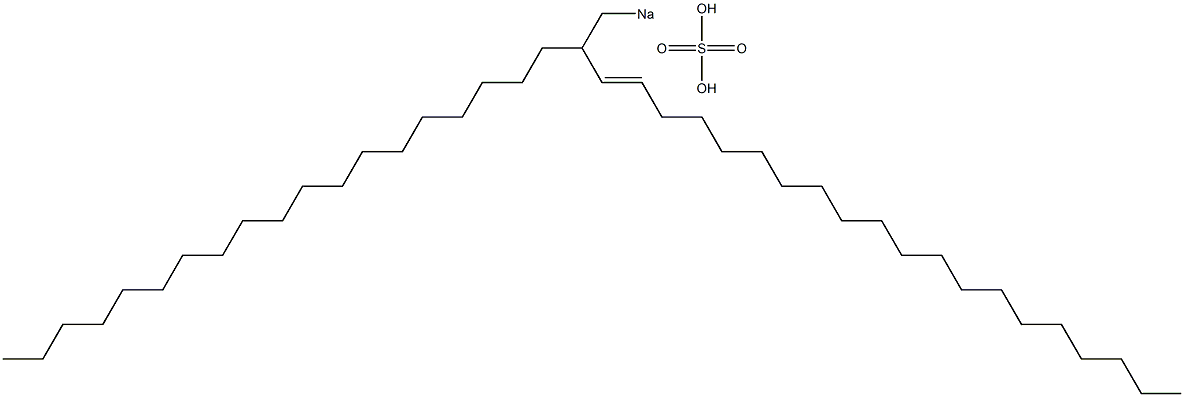 Sulfuric acid 2-nonadecyl-3-docosenyl=sodium ester salt|