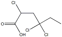 2,4,4-Trichlorocaproic acid Structure