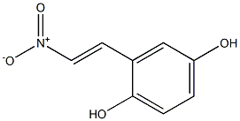 2-[(E)-2-Nitroethenyl]hydroquinone Struktur