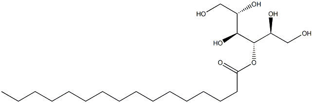 L-マンニトール3-ヘキサデカノアート 化学構造式