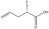 (S)-2-Fluoro-4-pentenoic acid Struktur