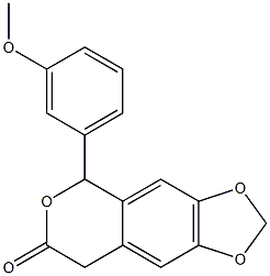 5-(3-Methoxyphenyl)-5H-1,3-dioxolo[4,5-g][2]benzopyran-7(8H)-one