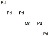 Manganese pentapalladium Struktur