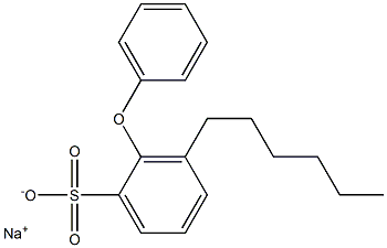 3-Hexyl-2-phenoxybenzenesulfonic acid sodium salt|