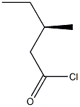 (R)-3-メチル吉草酸クロリド 化学構造式