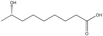 [S,(+)]-8-Hydroxynonanoic acid Structure