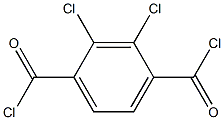 2,3-Dichloroterephthalic acid dichloride Structure