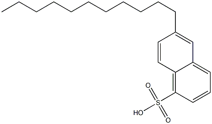 6-Undecyl-1-naphthalenesulfonic acid Struktur