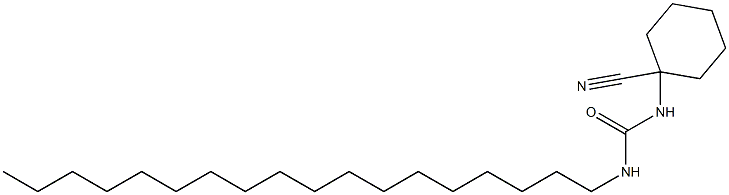 1-Octadecyl-3-(1-cyanocyclohexyl)urea Structure