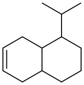 1,2,3,4,4a,5,8,8a-Octahydro-1-isopropylnaphthalene Struktur