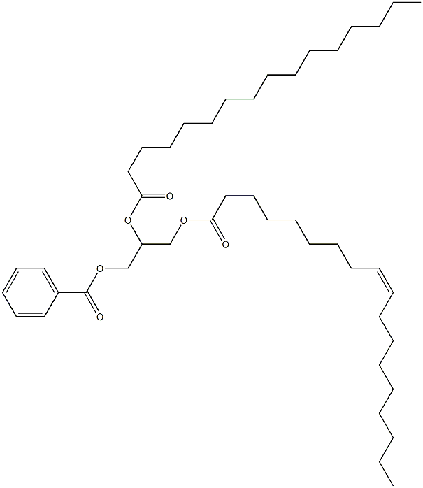 Glycerin 1-oleate 2-palmitate 3-benzoate