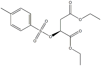 [S,(-)]-2-[(p-Tolylsulfonyl)oxy]succinic acid diethyl ester Structure