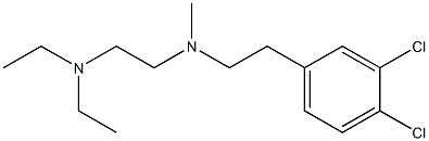2-(3,4-Dichlorophenyl)-N-(2-diethylaminoethyl)-N-methylethanamine