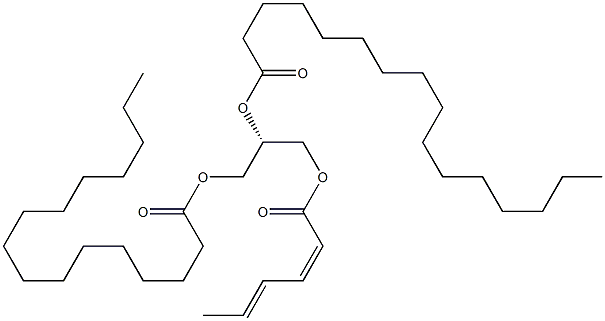 [S,(-)]-1-O,2-O-Dipalmitoyl-3-O-(1-oxo-2,4-hexadienyl)-D-glycerol|