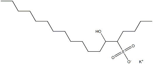 6-Hydroxyoctadecane-5-sulfonic acid potassium salt