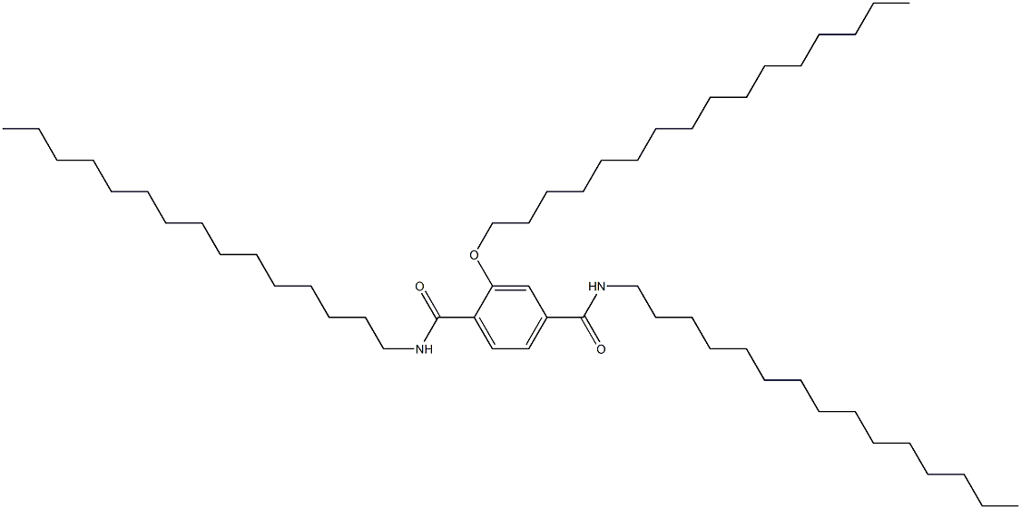 2-(Hexadecyloxy)-N,N'-dipentadecylterephthalamide Structure