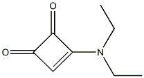 3-Diethylamino-3-cyclobutene-1,2-dione Structure