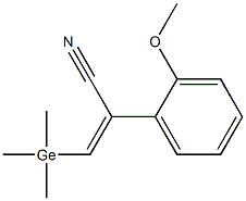 (Z)-2-(2-Methoxyphenyl)-3-(trimethylgermyl)propenenitrile