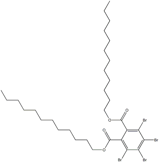 Tetrabromophthalic acid didodecyl ester Struktur